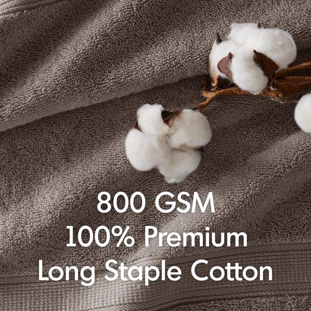 Madison Park Signature 800GSM Ultra-Soft 100% Cotton Absorbent Towel Set
