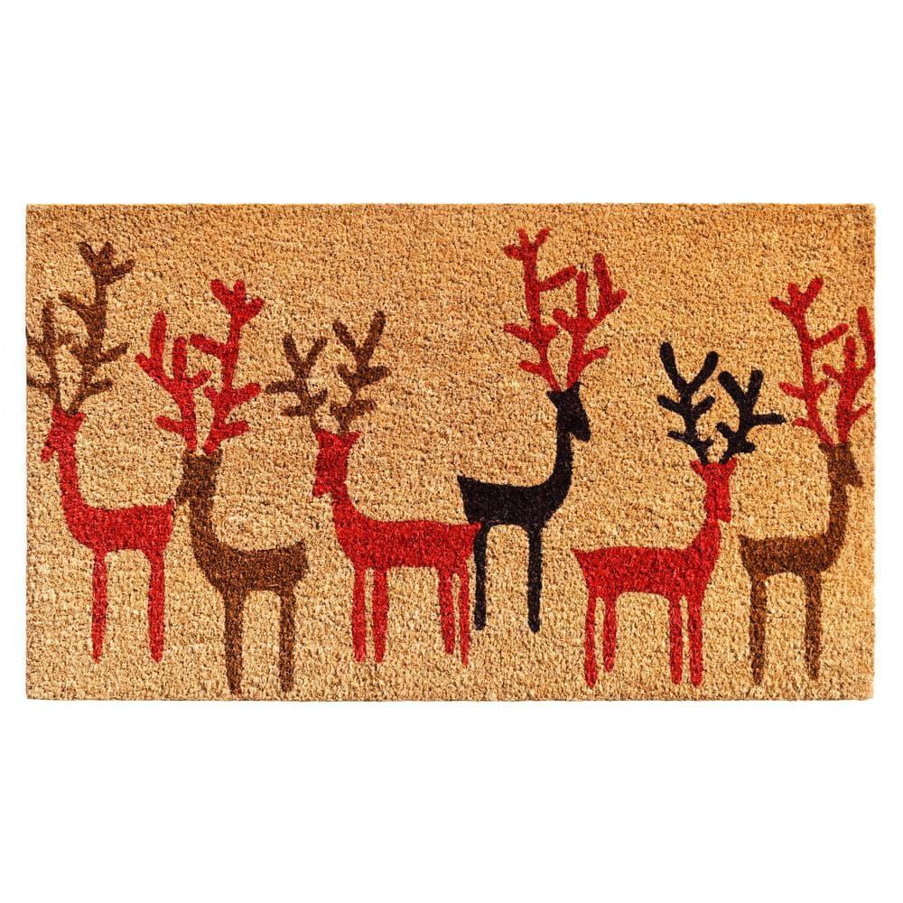 Calloway Mills Christmas Deer Doormat 17 x 29