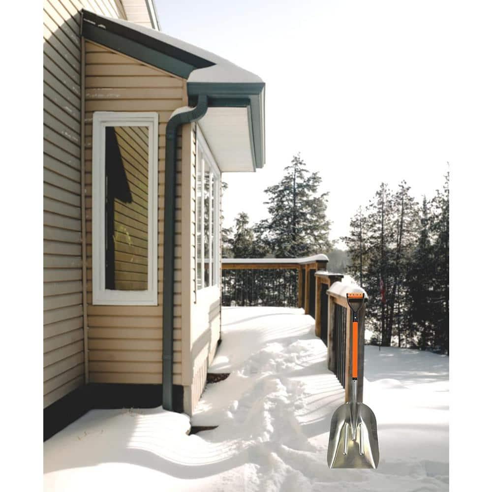 Ashmanonline Aluminium 48 Inch Snow Shovel with Large Head and Durable Handle (2 Pack)