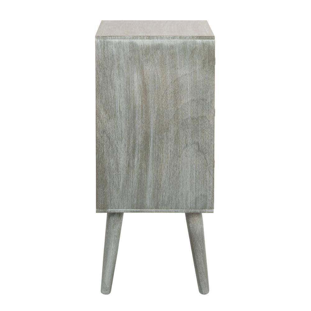 Pomona 3 Drawer Accent Table - CHS5700 - Slate Grey - Safavieh