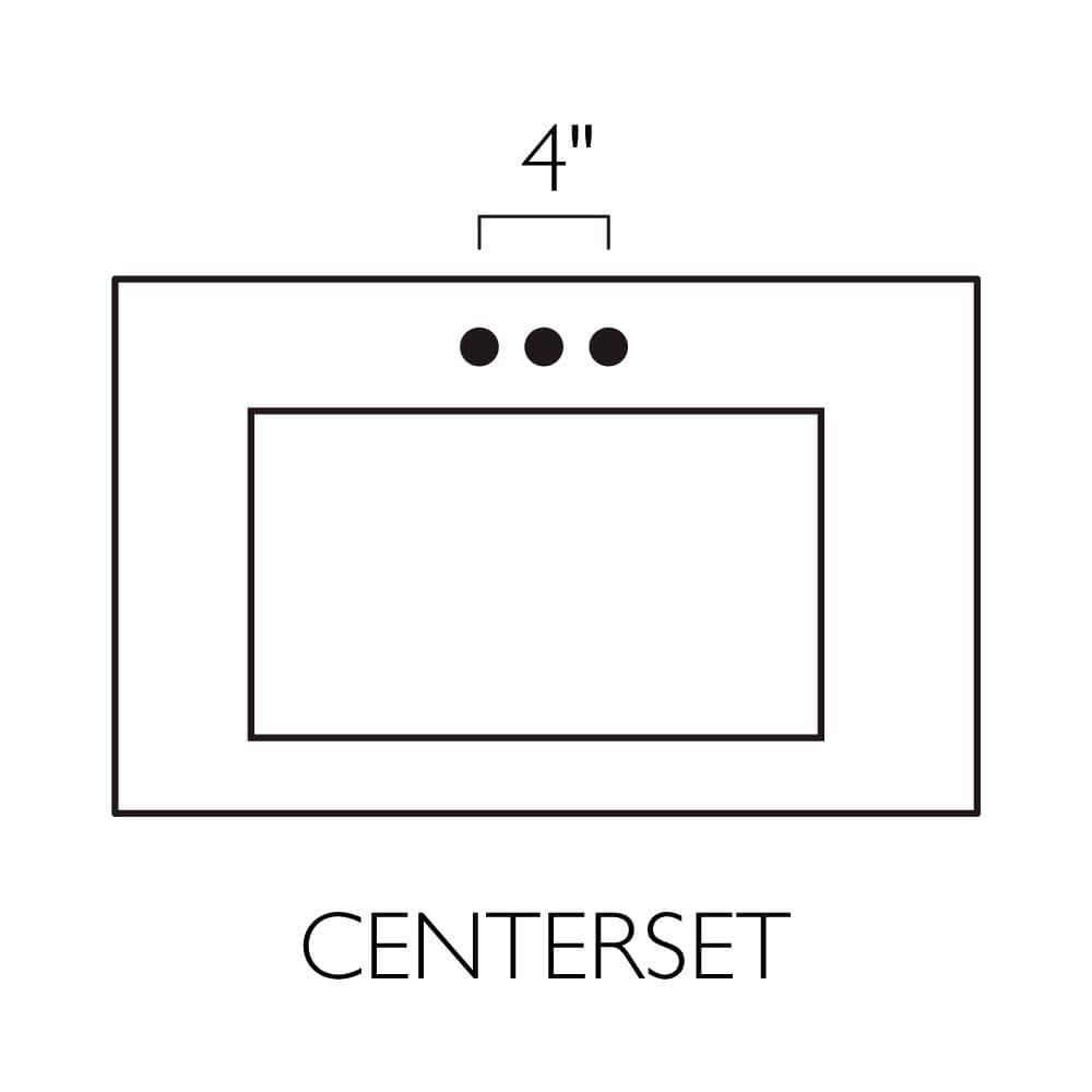 Design House Camilla II Vanity Top with Single Sink and Backsplash