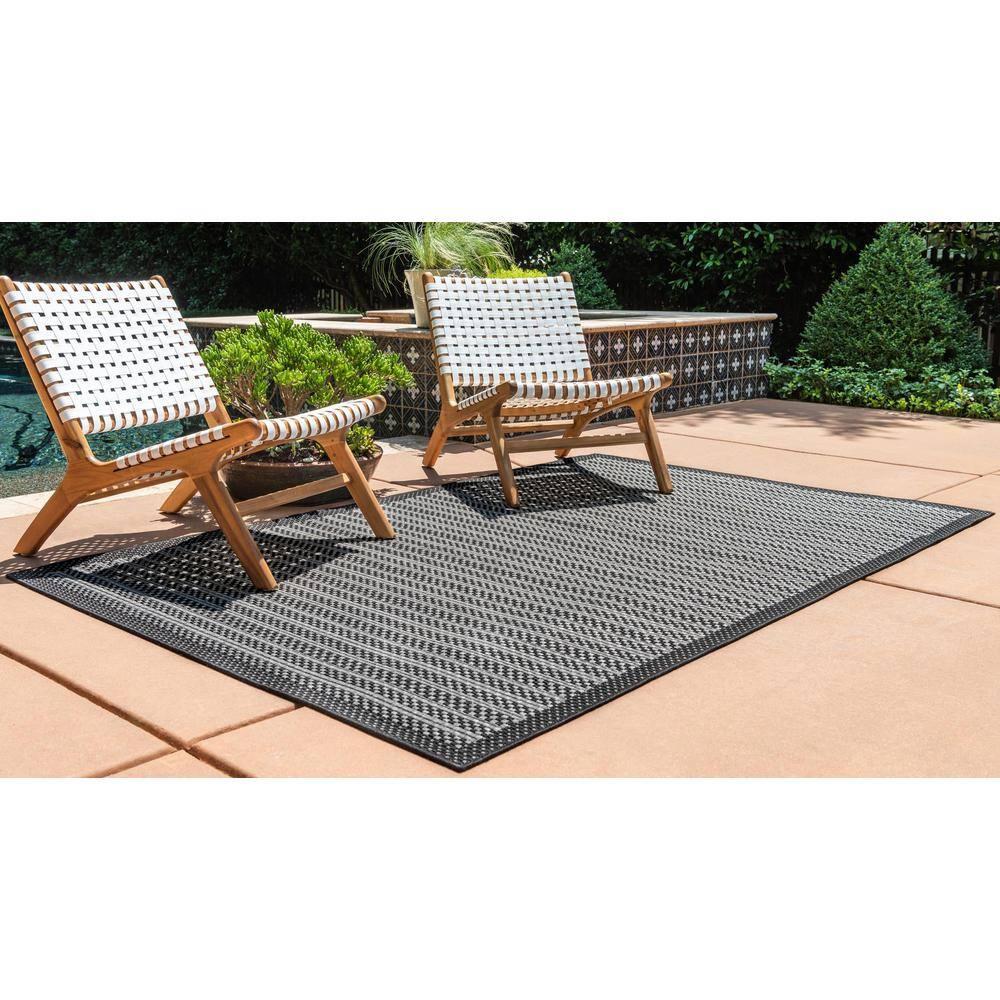 Striped Indoor / Outdoor Rug