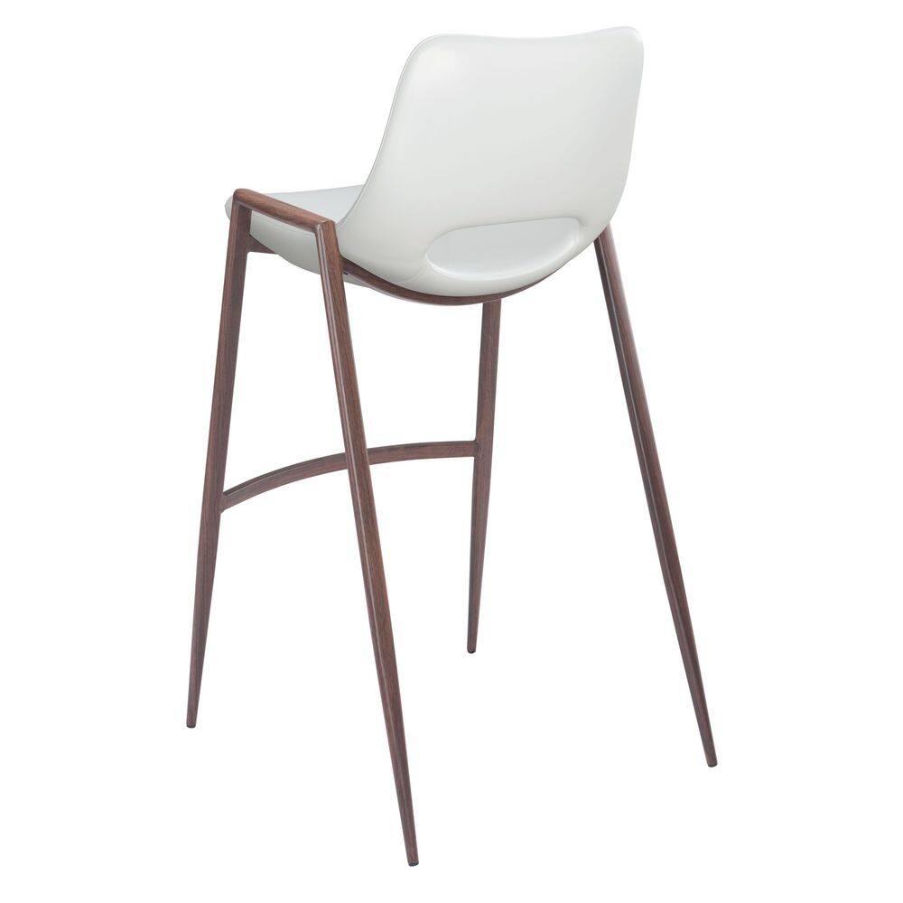 Zuo Hospitality Upholstered Counter Stool with Metal Frame