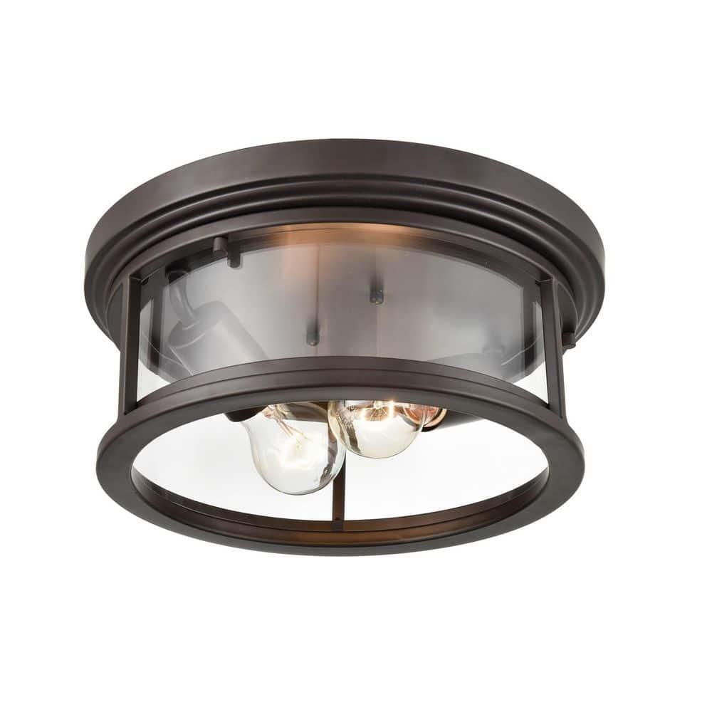 Millennium Lighting Bresley 2 - Bulb Outdoor Flush Mount