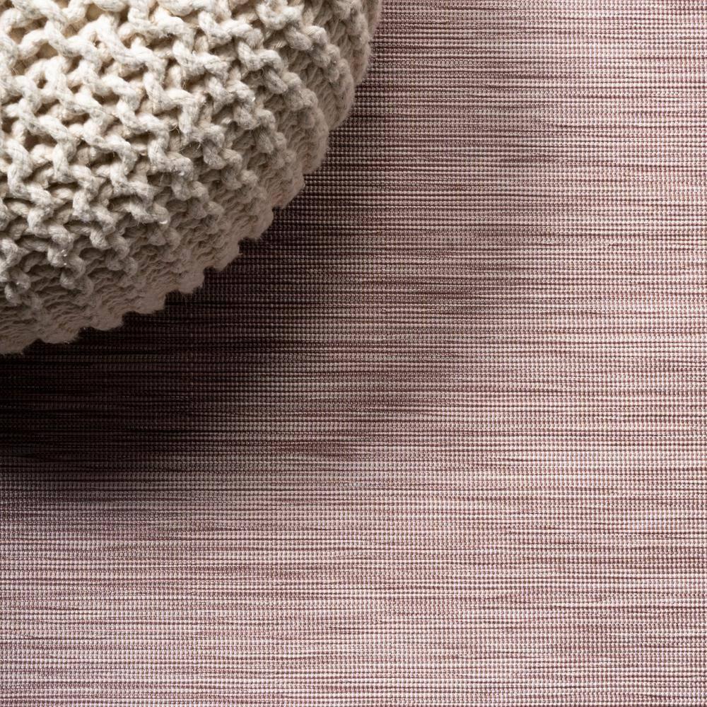 9'x12' Ethan Modern Flatweave Solid  Area Rug, Pink - JONATHAN Y