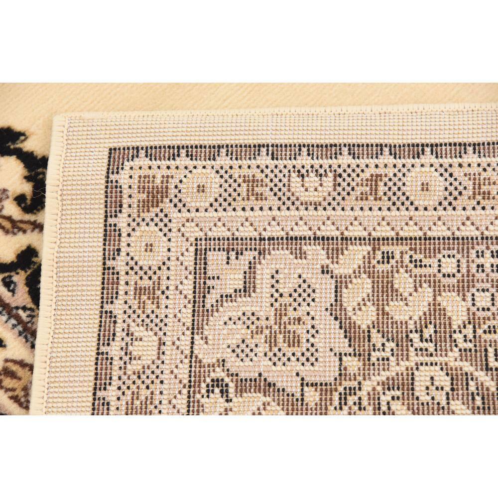 Rugs.com Amaya Collection Rug – 6' x 9' Ivory Medium Rug Perfect For Bedrooms, Dining Rooms, Living Rooms