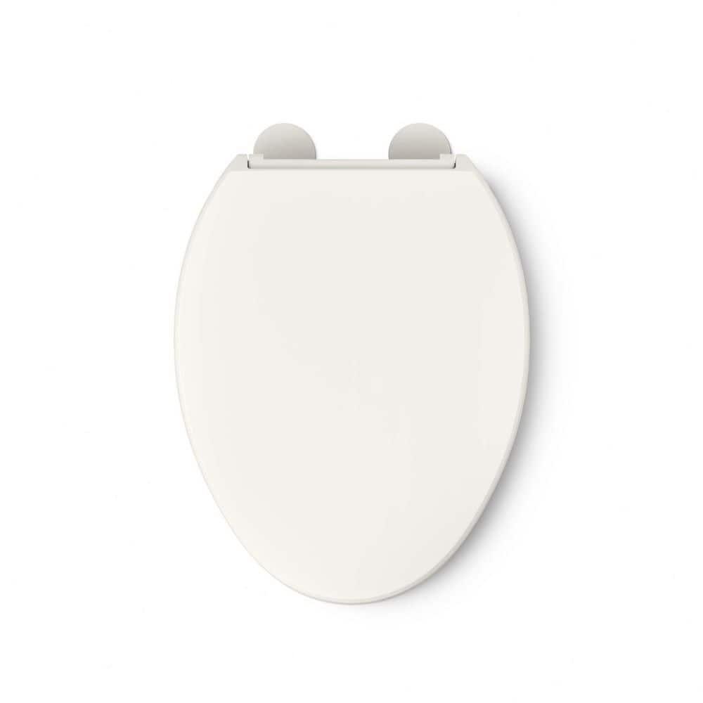 Hyten Elevated Toilet Seat with Quiet-Close Lid and Seat and Grip-Tight Bumpers