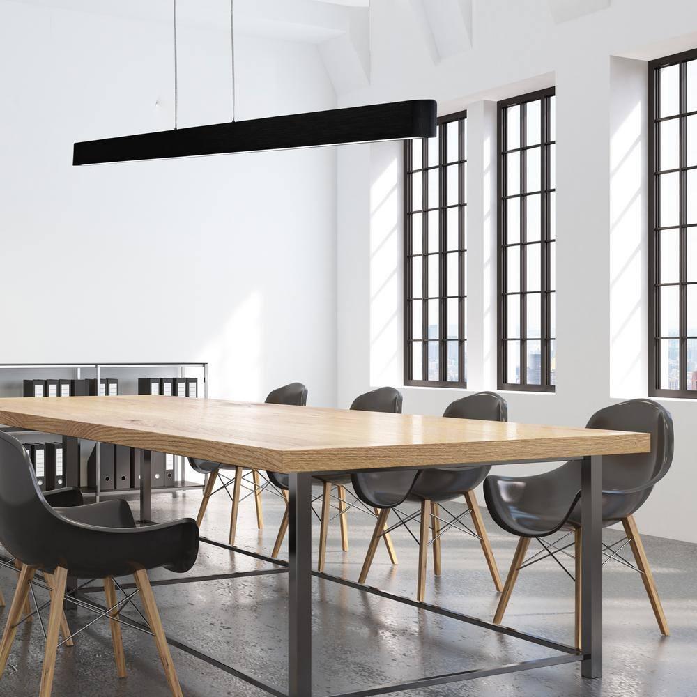WAC Lighting Volo 54" LED 3000K Contemporary Aluminum Pendant in Black