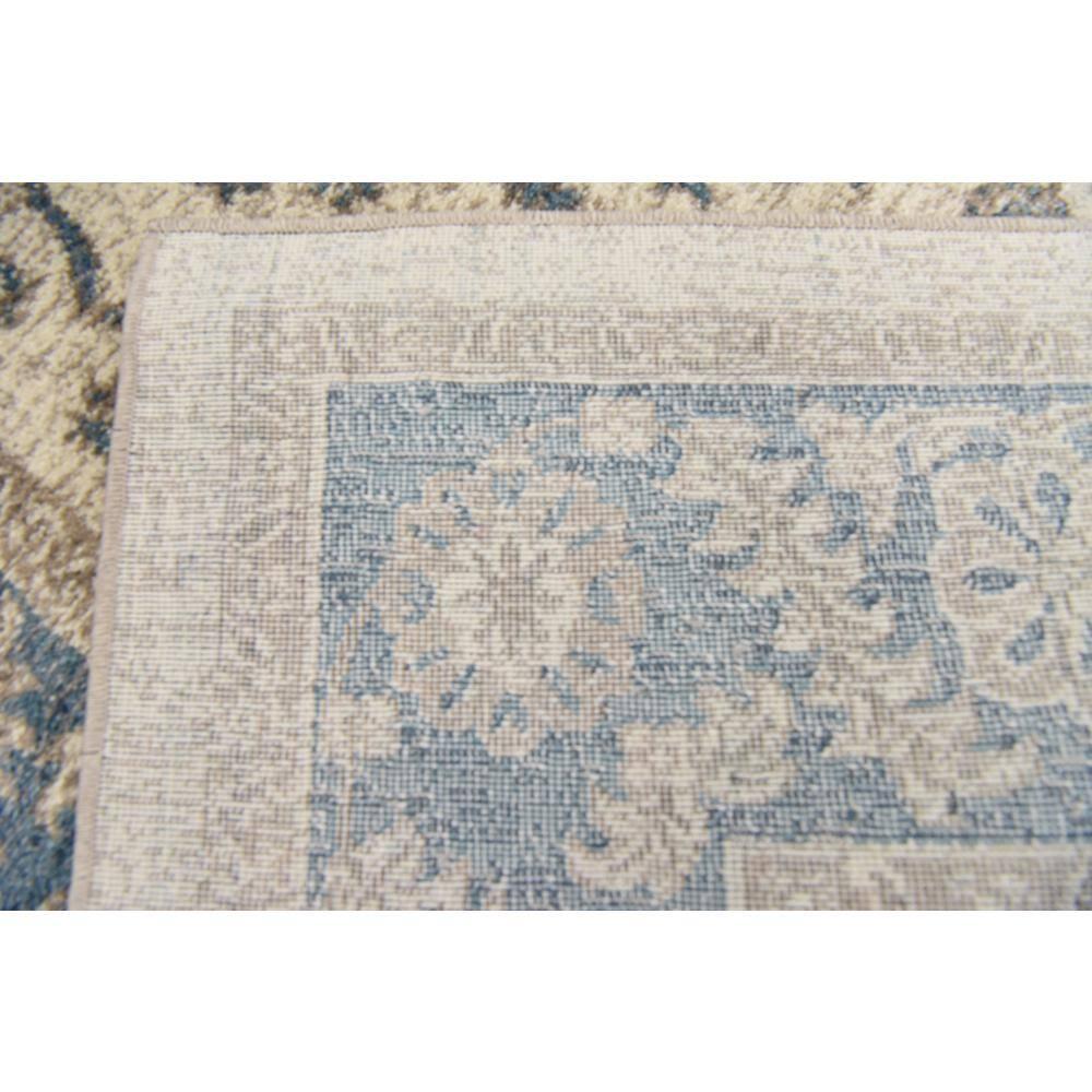 Unique Loom Salzburg Collection Area Rug - Altstadt (5' 1" Square Cream/Gray)