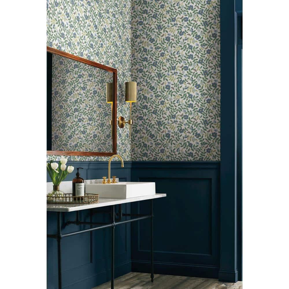 Rifle Paper Co. Primrose 20' L x 20.5" W Peel and Stick Wallpaper Roll