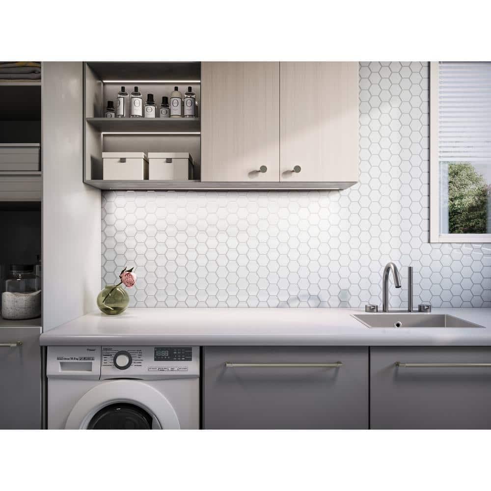 3" Beehive 10.25in.x11.75in. Glass Mosaic Tile