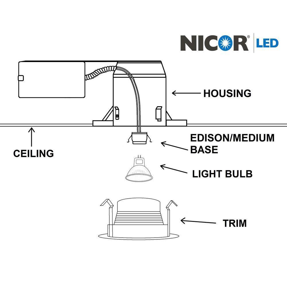 4'' Baffle Recessed Trim