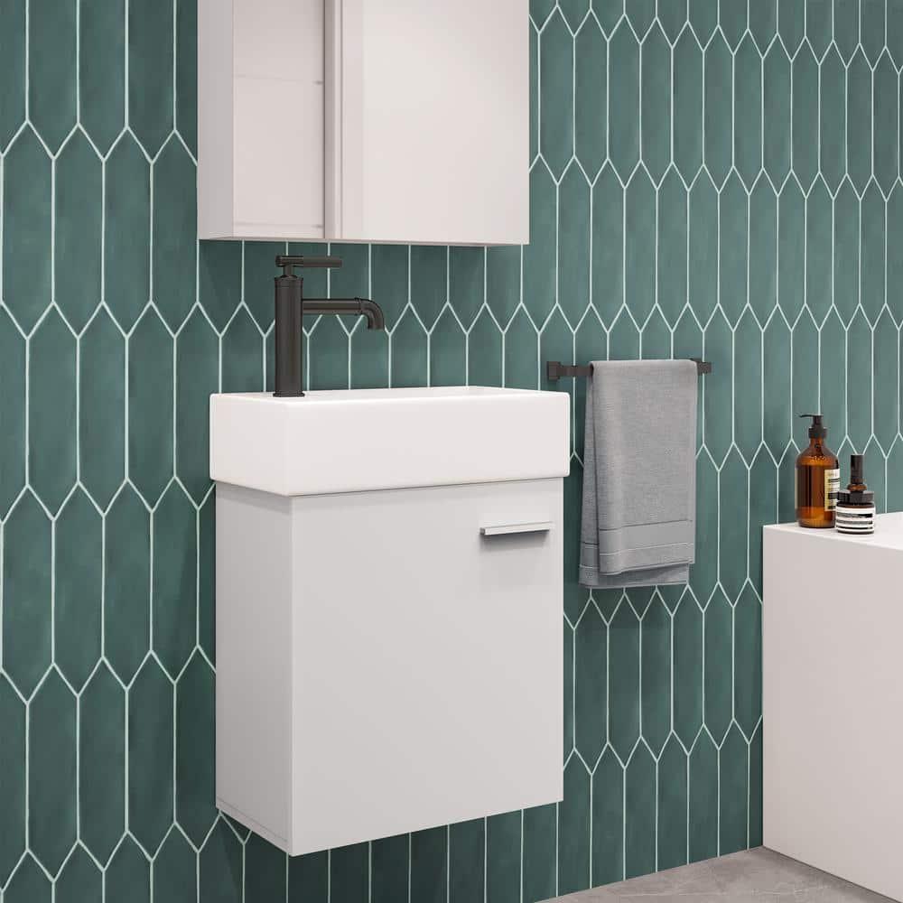Colmer 18" Wall-Mounted Bathroom Vanity
