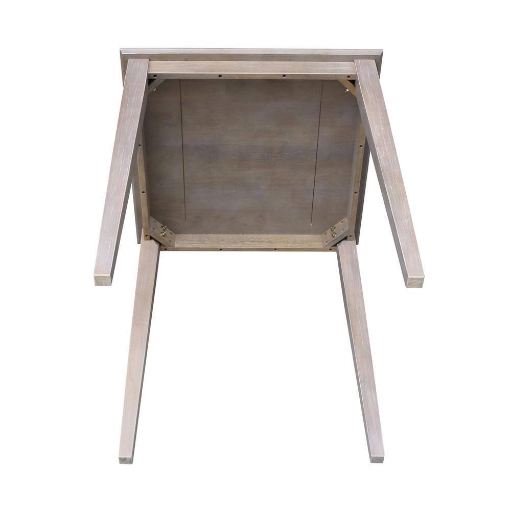 International Concepts 30 inches x 30 inches Counter Height Table with 2 Emily Counter Height Stools - 3 Piece Set