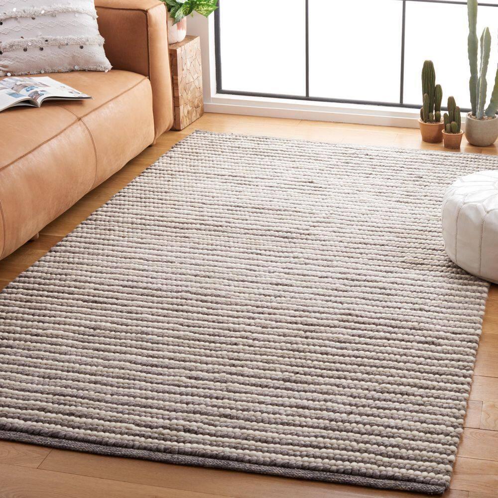 Natura NAT220 Hand Woven Accent Rug - Ivory/Dark Brown - 2'x3' - Safavieh.