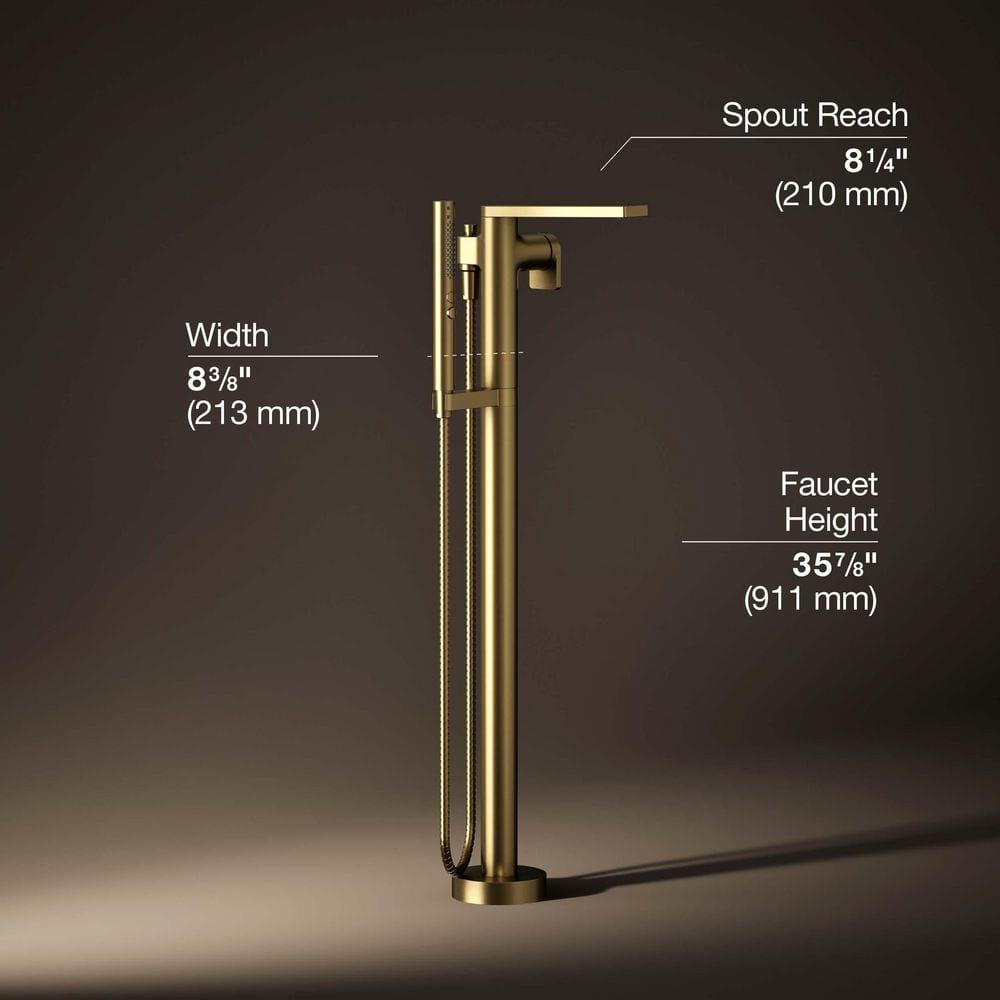 Composed Freestanding Bath Faucet