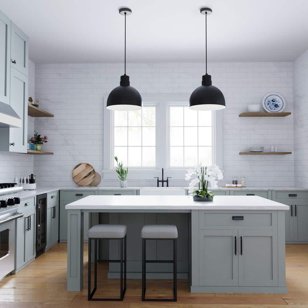 Millennium Lighting R Series 1 - Light Pendant in  Satin Black