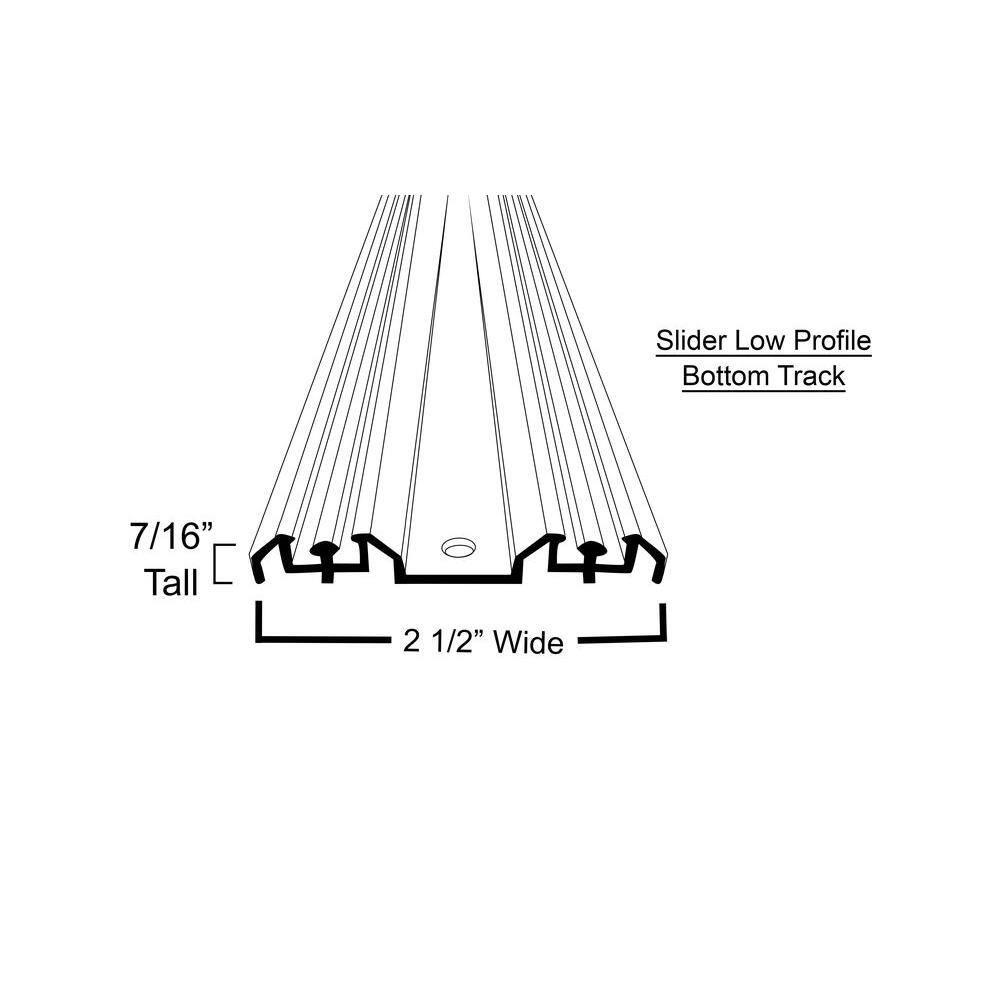 Custom Door and Mirror 96'' Hollow Mirrored Sliding Closet Doors