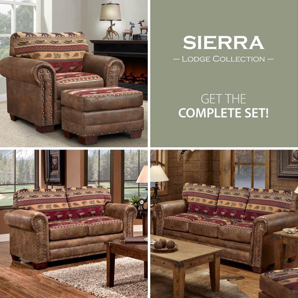 American Furniture Classics Deer Valley Model 8503-50 Lodge Style Sofa