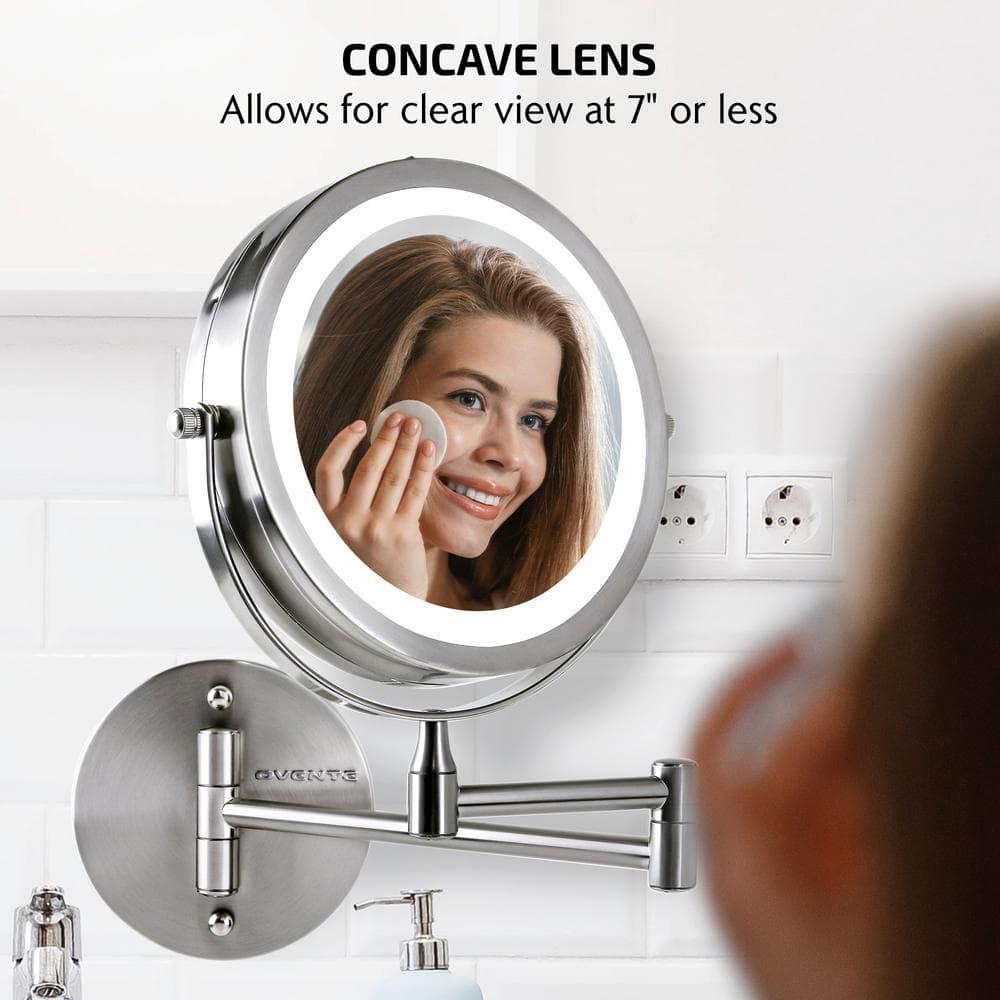 Ovente Concave LED Wall Mirror
