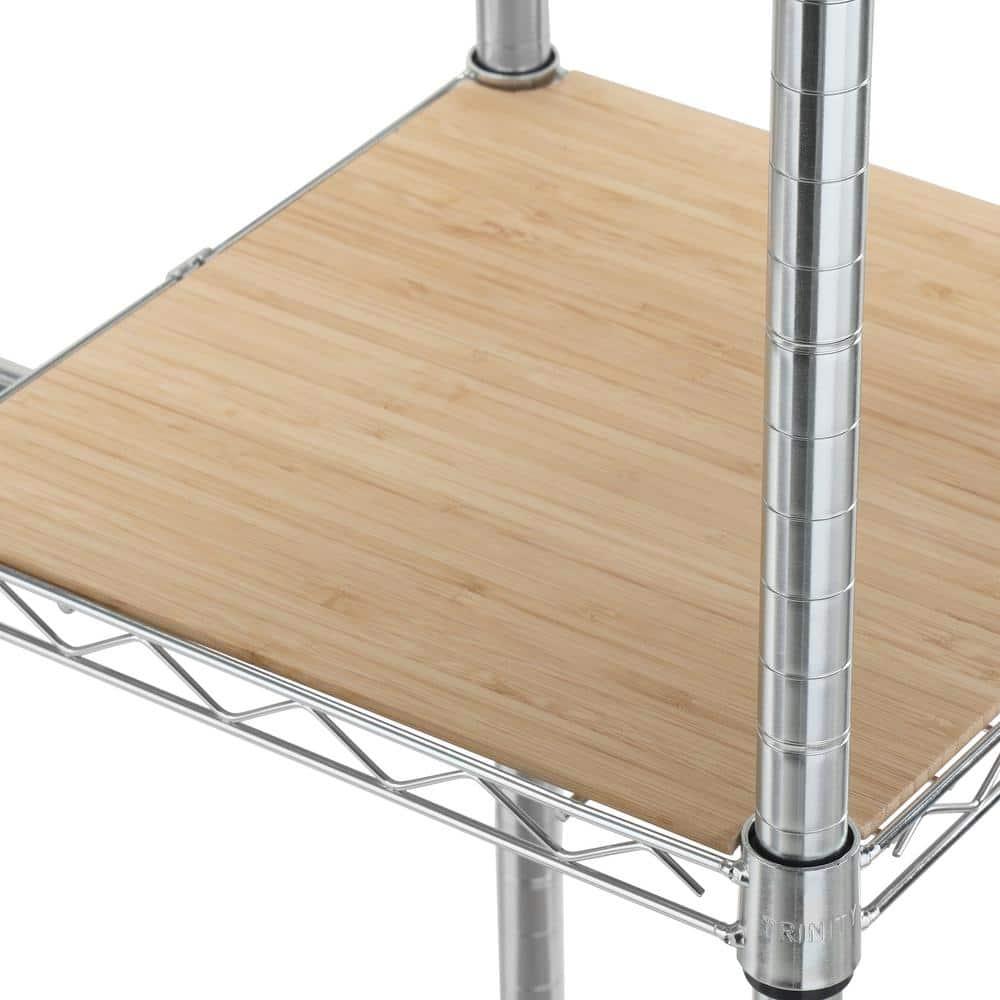 TRINITY Ecostorage® Expandable Closet Organizer - Chrome