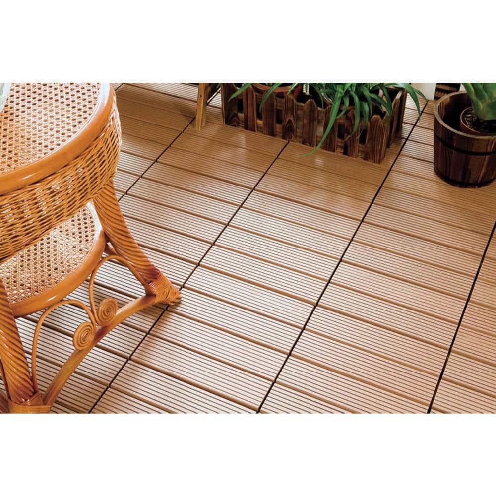 Courtyard 12" x 12" Composite Interlocking Deck Tile
