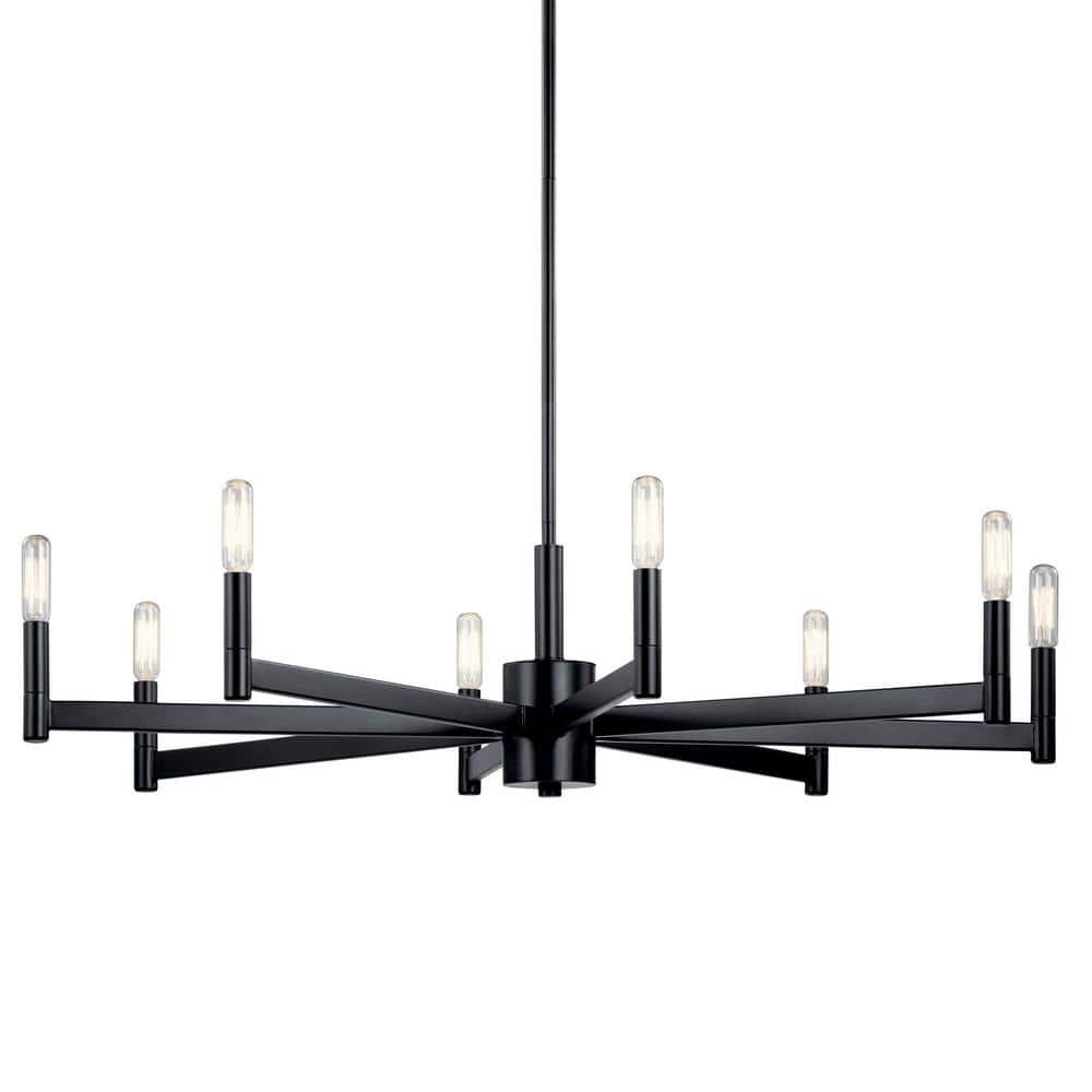 Kichler Lighting Erzo 8 - Light Chandelier in  Black