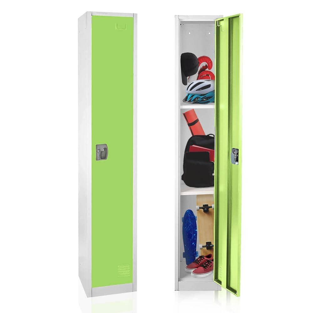 AdirOffice 12'' Wide Steel 1-Tier School and Gym Locker (Set of 4)