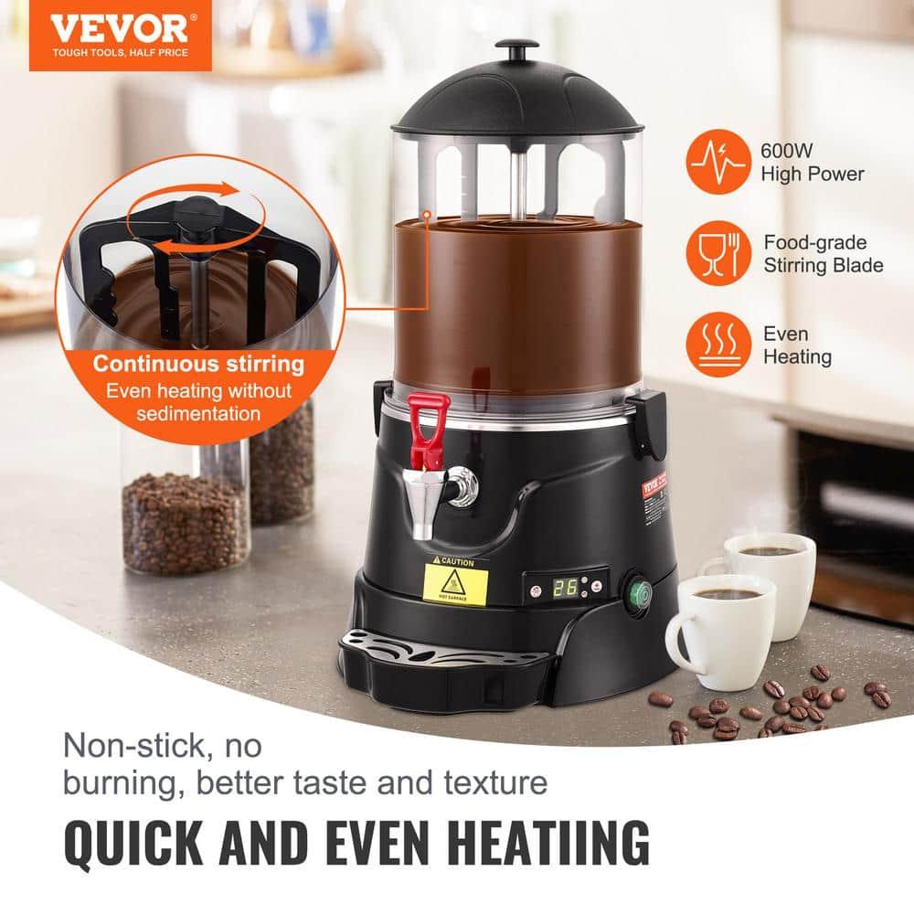 VEVOR Hot Chocolate Dispenser 2.6 Gal / 10 L Hot Chocolate Machine for Hot Drink