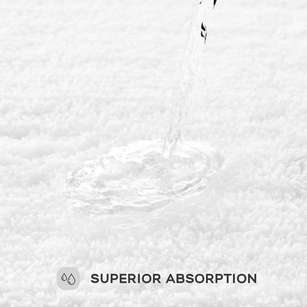 Madison Park Signature Splendor 100% Cotton Tufted 3000 GSM Reversible Bath Rug