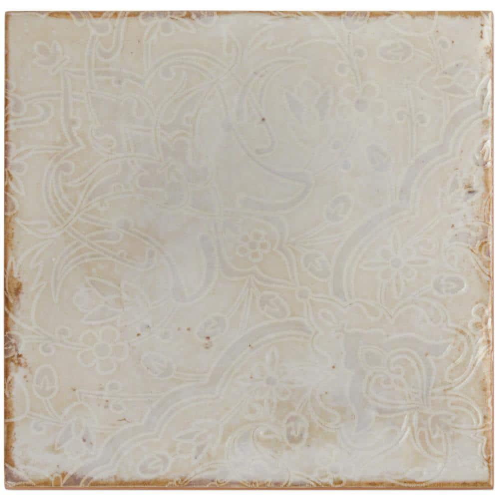 Angela Harris Harbour Tirreno Décor 8" x 8" Ceramic Floor and Wall Tile