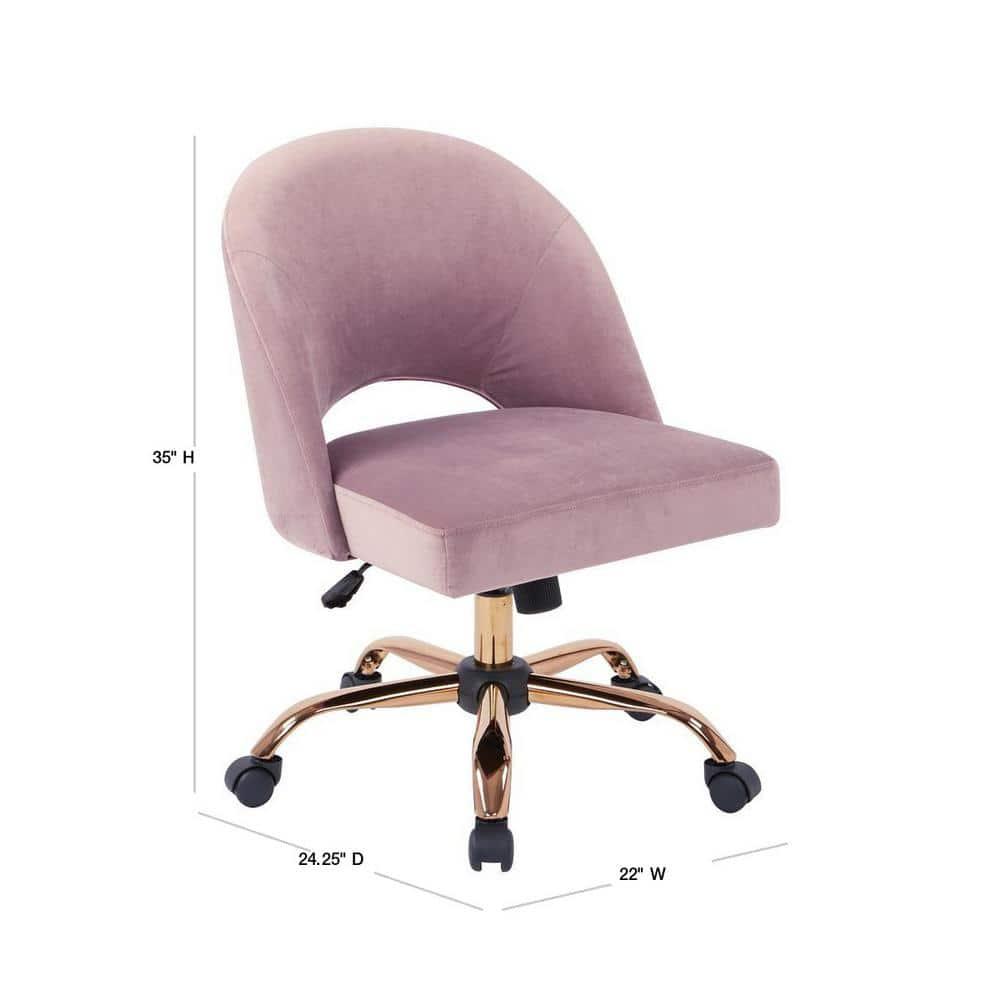 OSP Home Furnishings Lula Polyester Blend Task Chair
