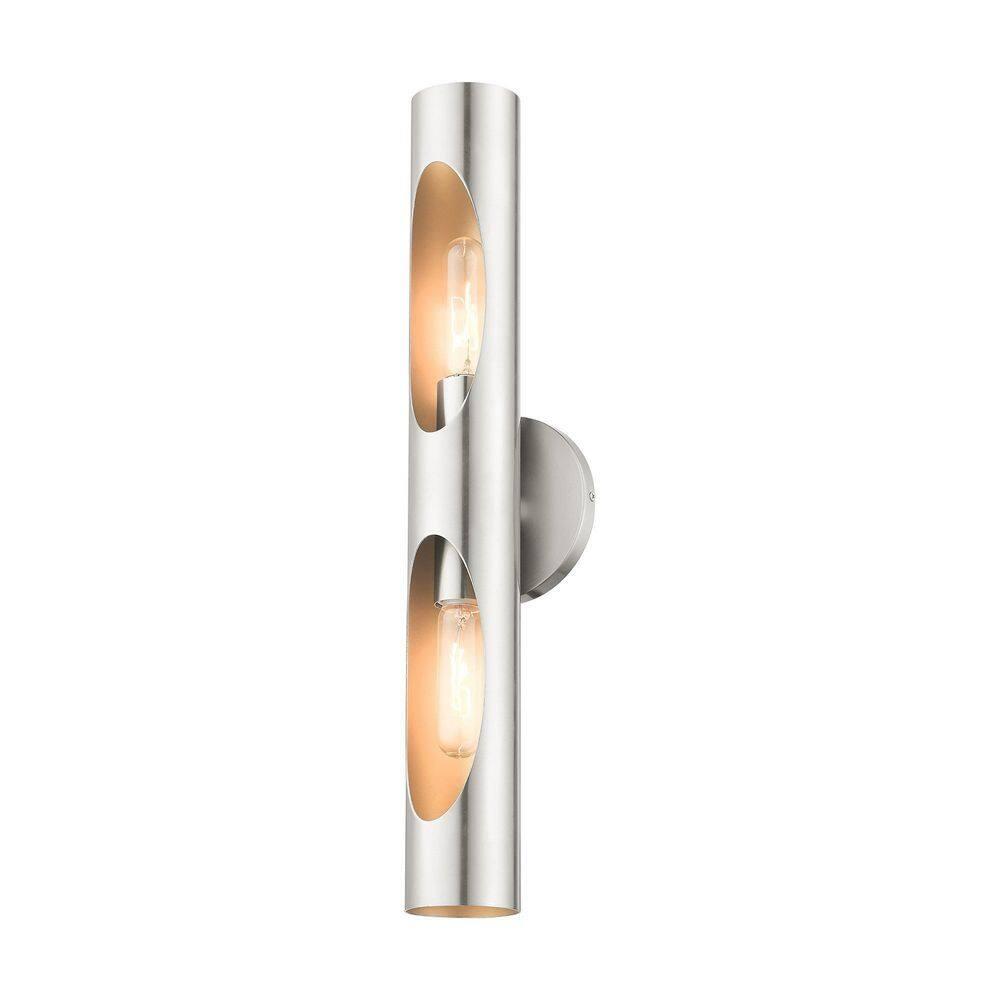Livex Lighting Novato 2 - Light Wall Light in  Brushed Nickel
