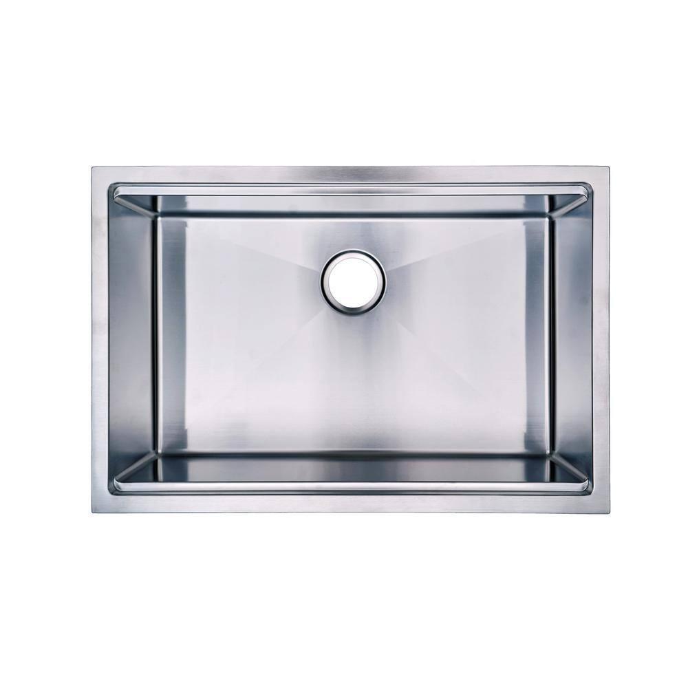 Bailey 30'' L Farmhouse / Apron Single Bowl Stainless Steel Kitchen Sink