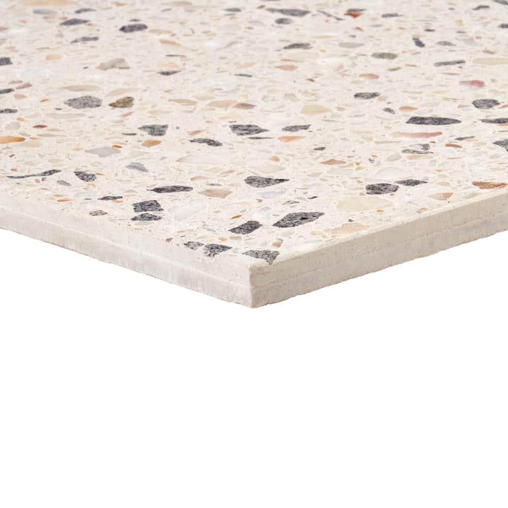 Durham 16.14 in. x 16.14 in. Polished Terrazzo Floor and Wall Tile (3.61 Sq. Ft. / Case)