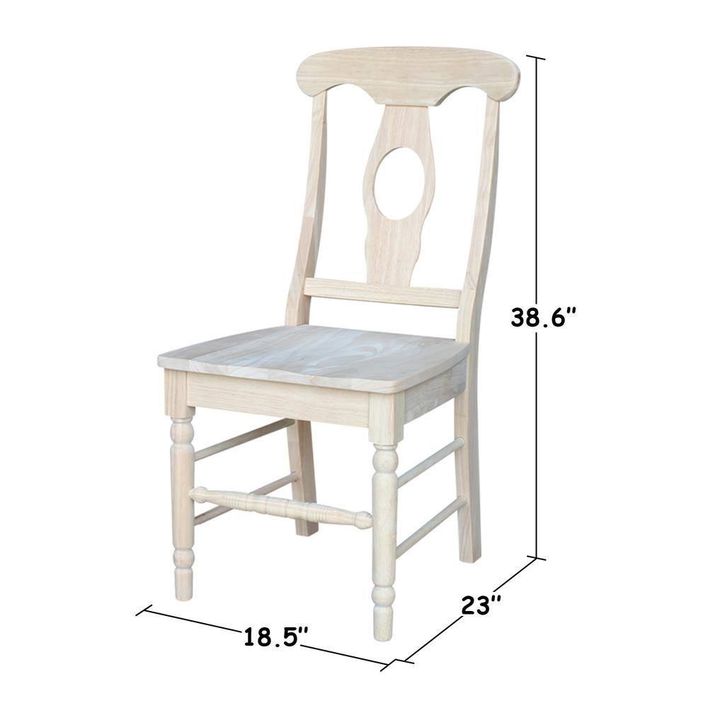 Set of Two Empire Chairs with Aolid Wood Seats