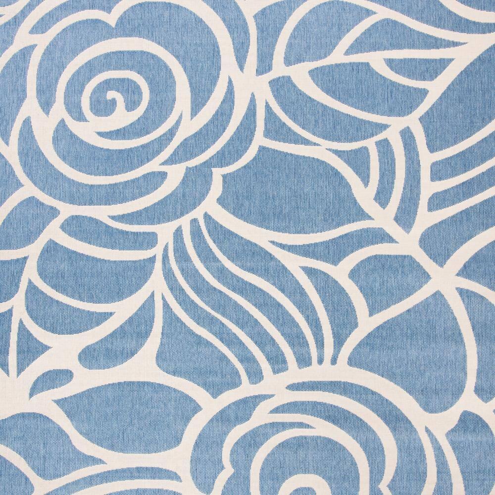 Courtyard CY5141 Power Loomed Indoor/Outdoor Area Rug - Blue/Beige - 8'9"x11'9" - Safavieh.