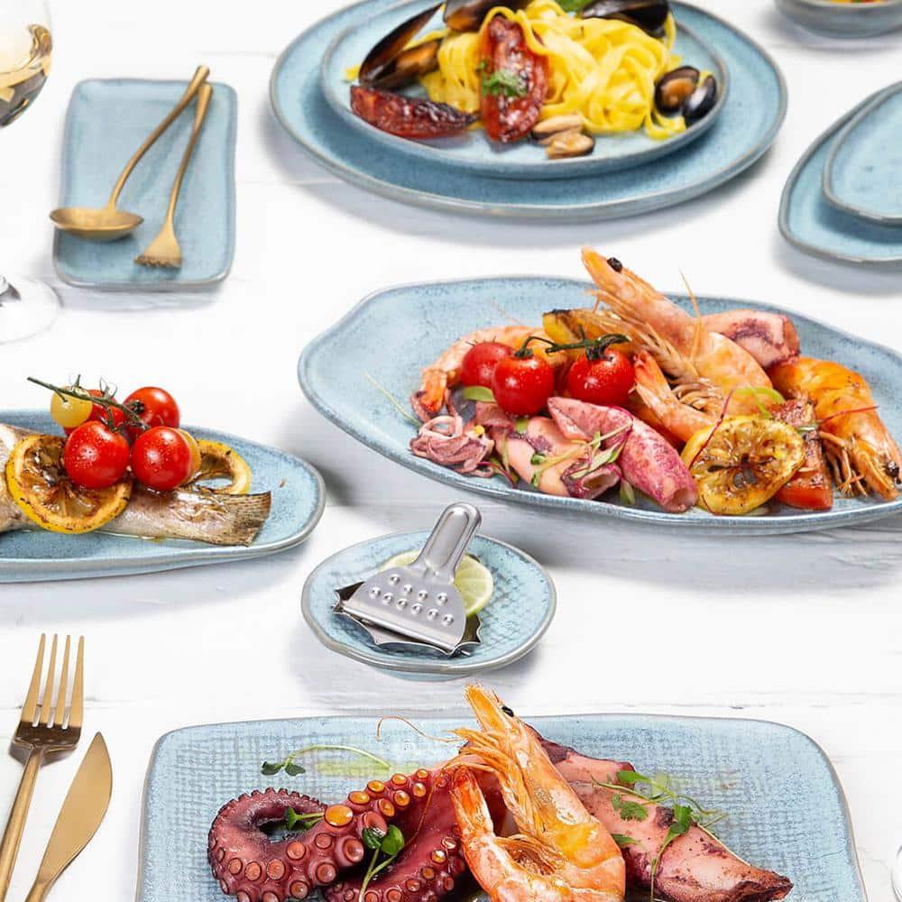 Porto Brasil Matte Black 6.1'' Stoneware Bread And Butter Plate (Set of 6)