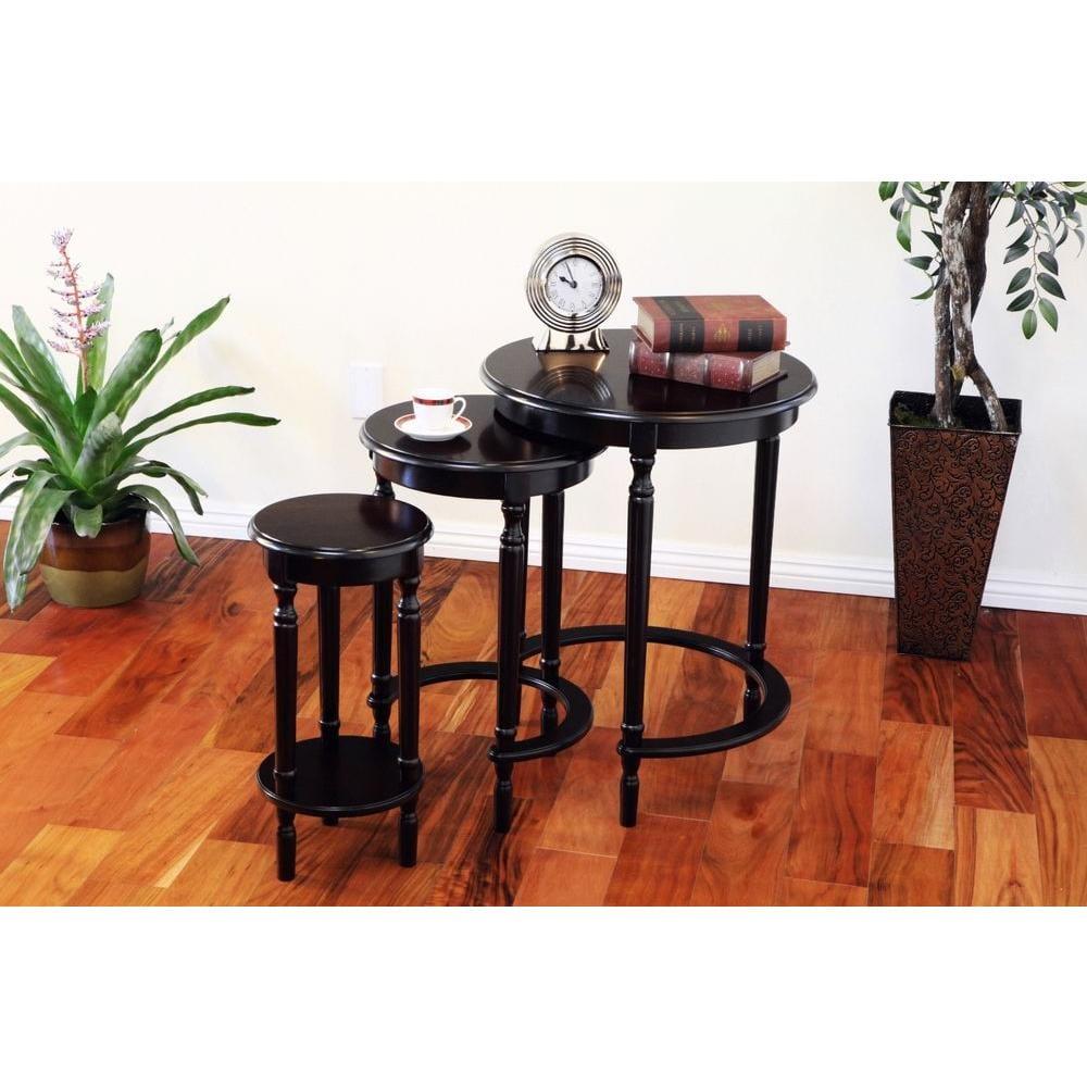 Cherry 3-Piece Nesting End Table