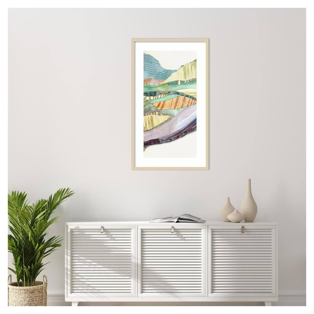Amanti Art 24"x41" Movements by Jacob Q Wood Framed Wall Art Print