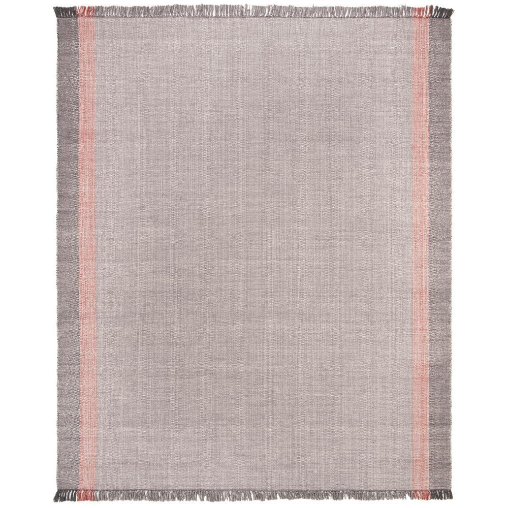 Montauk MTK301 Hand Woven Indoor Area Rug - Terracotta/Grey - 8'x10' - Safavieh