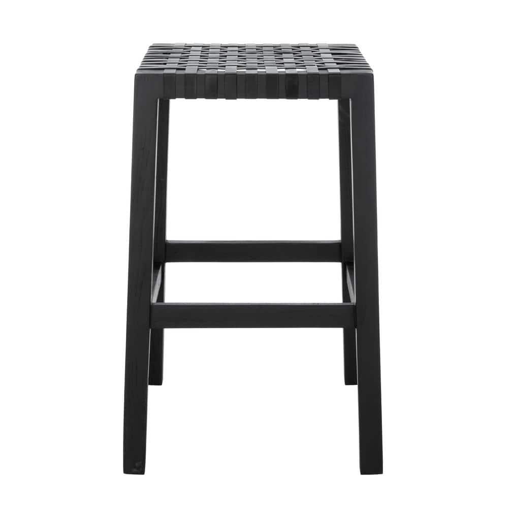 Capri Counter Stool - BST1009 - Black/Black - Safavieh