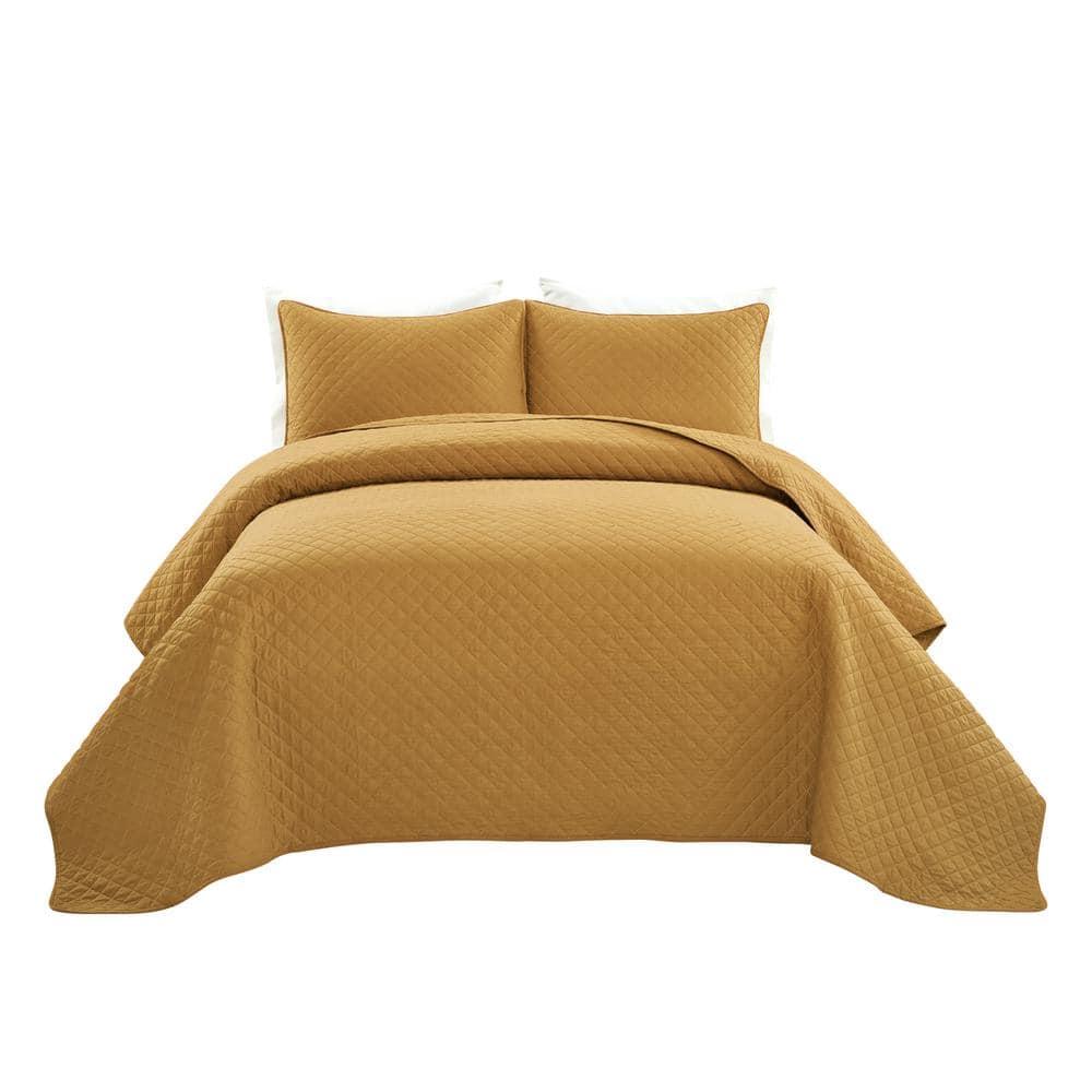 Lush Decor Ava Diamond Standard Cotton Modern & Contemporary Quilt Set