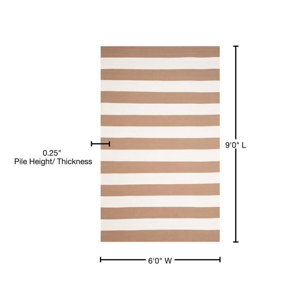 Montauk MTK712 Hand Woven Indoor Area Rug - Sand/Ivory - 6'x9' - Safavieh.