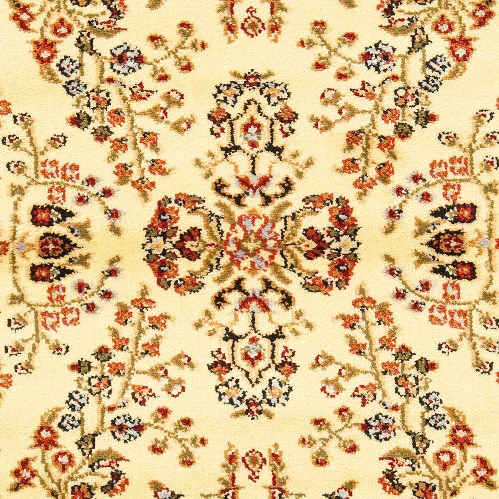 Lyndhurst Sarouk LNH331 Power Loomed Accent Rug - Ivory/Rust - 3'3"x5'3" - Safavieh