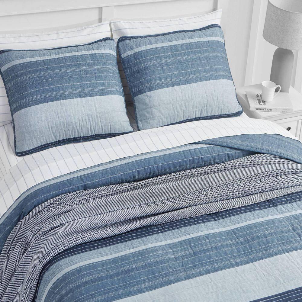 Nautica Ridgeport Cotton Reversible Quilt Set