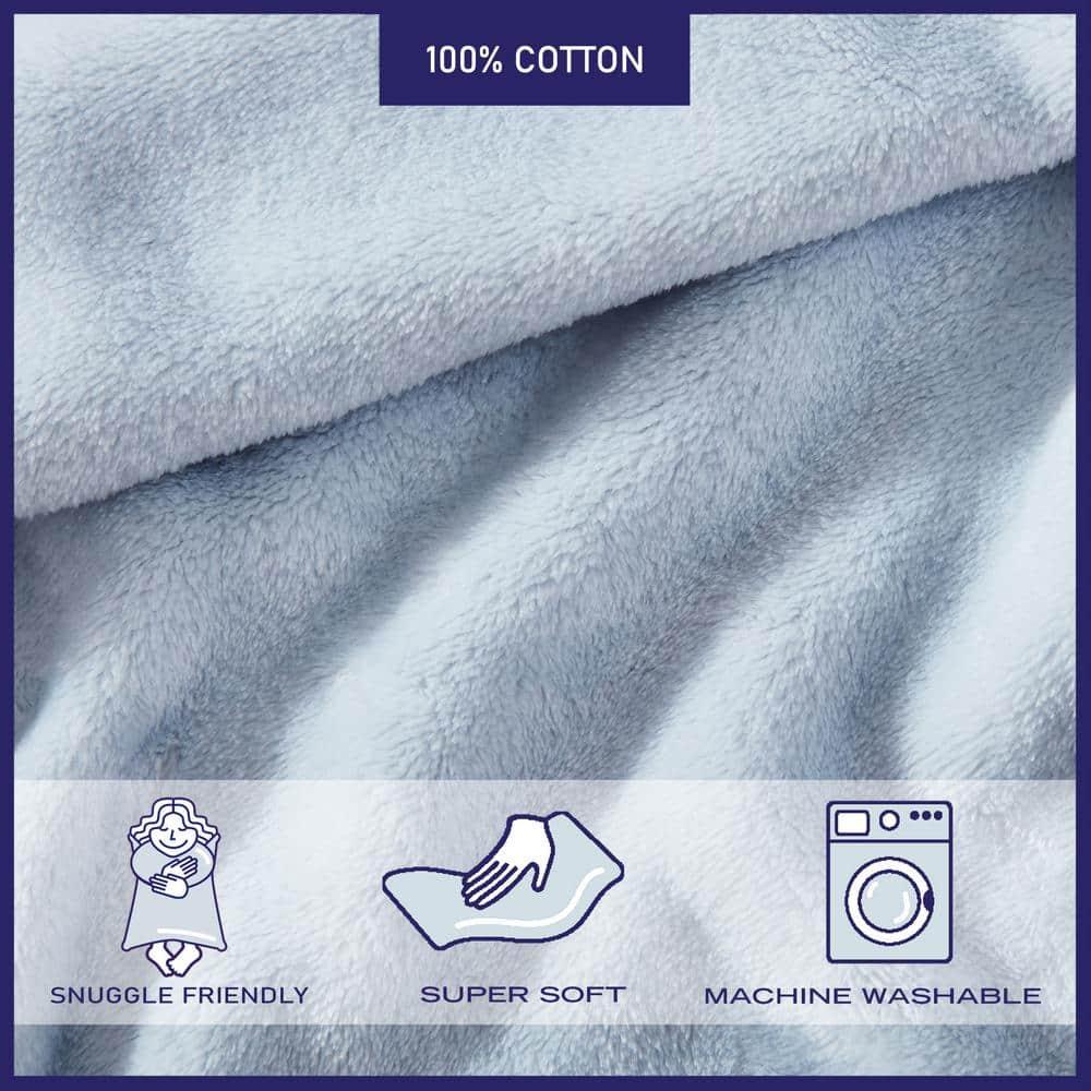 Poppy & Fritz Solid Ultra Soft Plush Pink Blanket