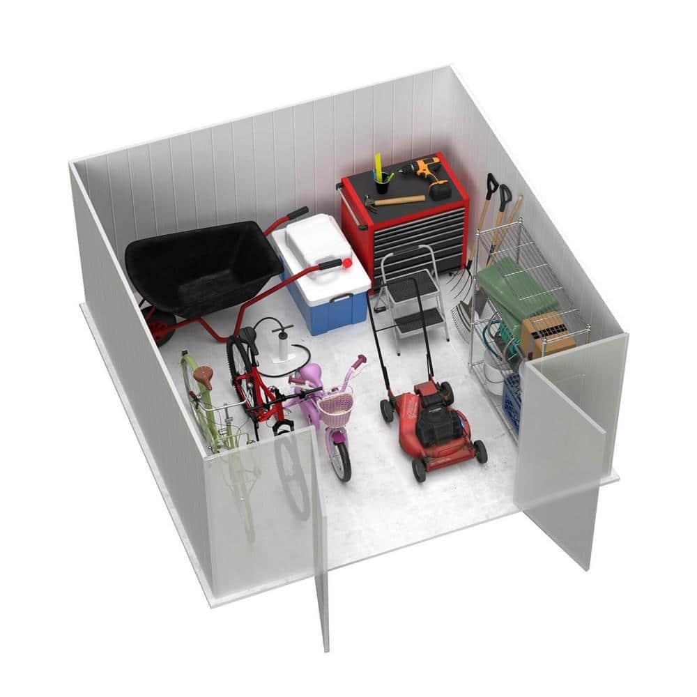 Absco Premier 10 ft. W x 10 ft. D Metal Storage Shed