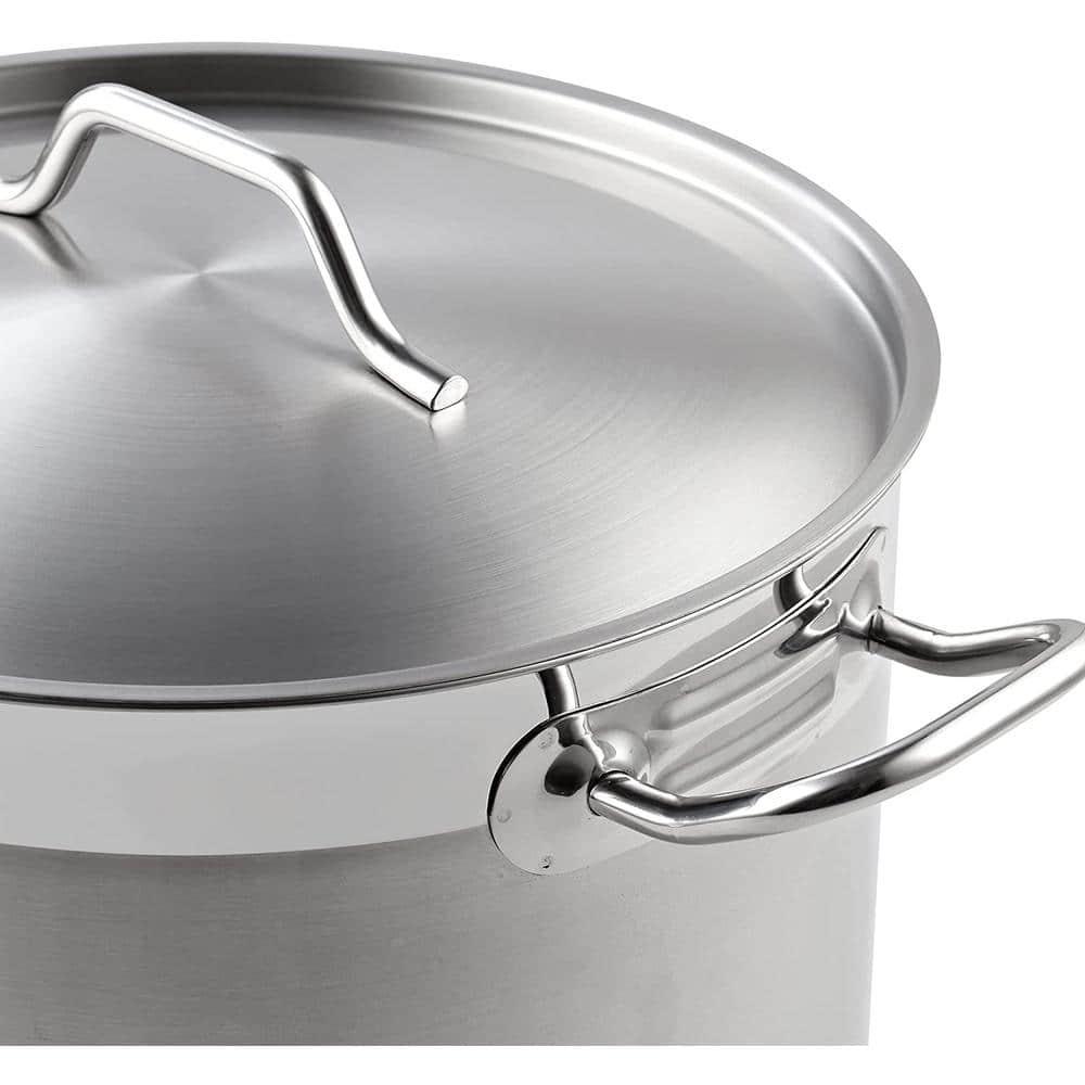 Cooks Standard Cooks Standard Professional Stainless Steel Stock Pot with Lid, Silver