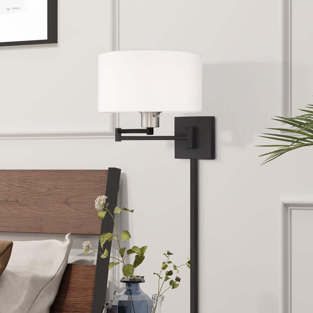 Livex Lighting 1 - Light Wall Light in  Black